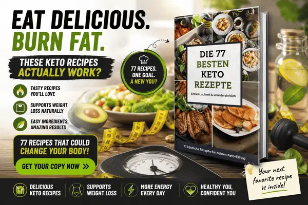 Die 77 besten Keto Rezepte Gratis Buch von MDS 