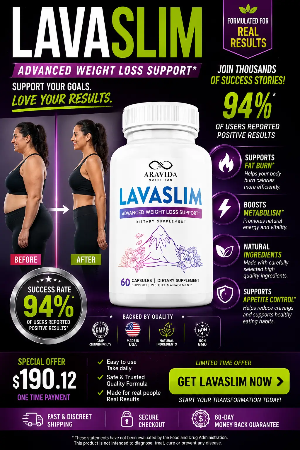 LavaSlim FR Supplements - health