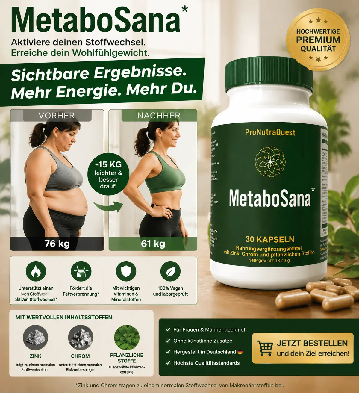 MetaboSana Weight Loss Capsules